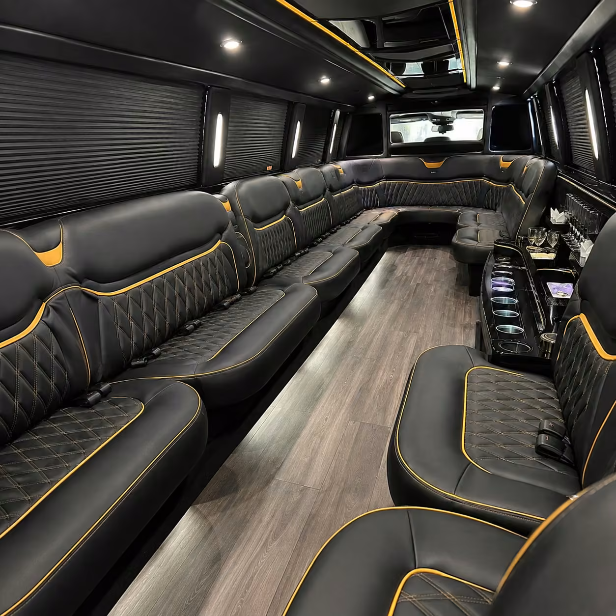 hummer limo inside