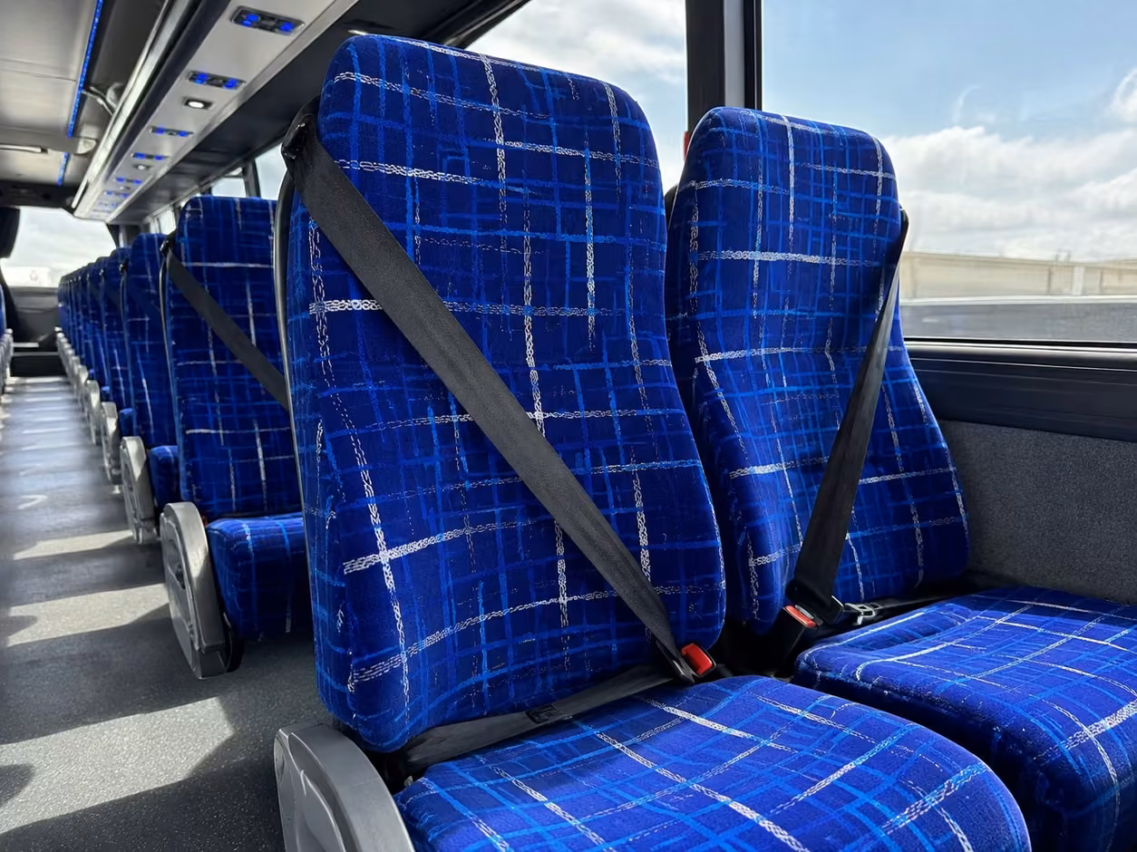orlando charter bus interior